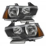 2012 Dodge Charger Black Headlights
