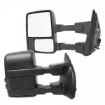 Ford F450 Super Duty 2008-2016 Towing Mirrors Power Heated Smoked LED Signal