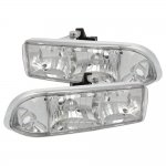 2002 Chevy S10 Clear Euro Headlights