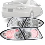 2003 Mazda 6 Sedan Clear LED Tail Lights