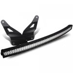2003 Chevy Silverado 2500HD Curved Double LED Light Bar with Mounting Brackets