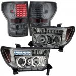 2007 Toyota Tundra Smoked Projector Headlights and LED Tail Lights