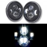 1972 Ford Bronco Black LED Projector Sealed Beam Headlights