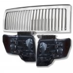 2009 Ford F150 Chrome Vertical Grille