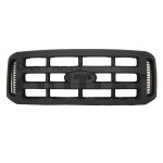 Ford F450 Super Duty 2006-2007 Black Replacement Grille
