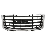 GMC Sierra Heavy Duty 2007-2010 Chrome with Black Insert OEM Grille
