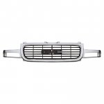 GMC Yukon 2000-2006 Chrome Replacement Grille with Black Insert