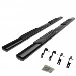 Ford F350 Super Duty SuperCab 1999-2007 Nerf Bars Black 5 Inches Oval