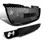 GMC Yukon 2007-2010 Black Round Hole Mesh Grille Set