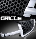 Chevy Avalanche 2003-2006 Chrome Trim Black Punch Custom Grille
