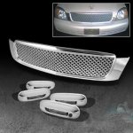 2003 Cadillac Deville Chrome Mesh Grille and Door Handle Covers