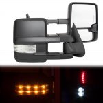 Chevy Tahoe 1995-1999 Power Towing Mirrors Clear LED Lights