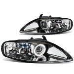 1999 Lexus SC400 Clear Halo Projector Headlights with LED Daytime Running Lights