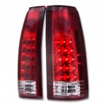 1993 GMC Jimmy Full Size LED Tail Lights Red and Clear
