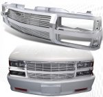 Chevy 3500 Pickup 1994-1998 Chrome Billet Grille