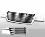 Chevy Avalanche 2003-2006 Chrome Trim Black Billet Grille