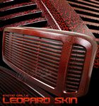 Ford F250 Super Duty 2005-2007 Red Leopard Skin Billet Grille