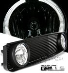 Ford Mustang V6 2005-2009 Black GT Style Grille and Halo Fog Lights