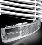 GMC Suburban 1994-1999 Chrome Wave Billet Grille Shell