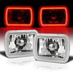 1987 Chevy Astro Red Halo Tube Sealed Beam Headlight Conversion