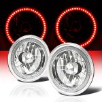 1970 Ford Bronco Red SMD LED Sealed Beam Headlight Conversion