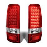 GMC Yukon XL 2000-2006 Red LED Tail Lights