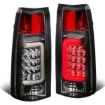 Chevy 3500 Pickup 1988-1998 Smoked LED Tail Lights Tube