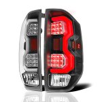 2014 Toyota Tundra Black LED Tail Lights Tube