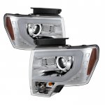 2014 Ford F150 LED DRL HID Projector Headlights