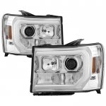 2012 GMC Sierra Denali LED DRL Projector Headlights