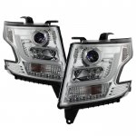 Chevy Suburban 2015-2020 LED DRL Projector Headlights