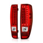 2009 Chevy Colorado Red and Clear LED Tail Lights