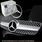 Mercedes Benz CL 2000-2006 Silver Chrome Sport Grille