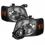 2010 Ford Explorer Black Headlights