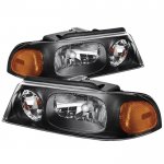 2000 Lincoln Navigator Black Headlights