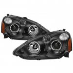 Acura RSX 2002-2004 Black Projector Headlights