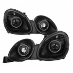 2004 Lexus GS300 Black LED Halo Projector Headlights