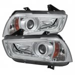 2011 Dodge Charger Projector Headlights LED DRL