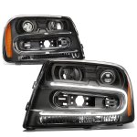 Chevy TrailBlazer 2005-2009 Black Projector Headlights LED DRL