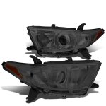 Toyota Highlander 2011-2013 Smoked Projector Headlights