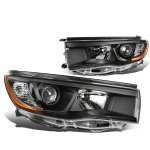 2016 Toyota Highlander Black Projector Headlights