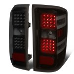 2019 GMC Sierra 3500HD Dually Black Smoked LED Tail Lights