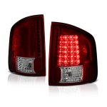1999 Chevy S10 Red and Smoked LED Tail Lights
