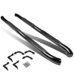 2023 Nissan Frontier King Cab Black Nerf Bars