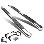 2021 GMC Canyon Crew Cab Nerf Bars Curved Stainless 4 Inch