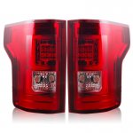 Ford F150 2015-2017 Red LED Tail Lights