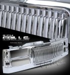 GMC Sierra 2500 1994-2000 Chrome Vertical Grille