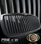 Chrysler 300 2005-2010 Black Vertical Grille with Emblem