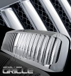 Ford Excursion 2000-2004 Chrome Vertical Grille