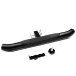 2013 Toyota Tacoma Receiver Hitch Step Bar Black Curved